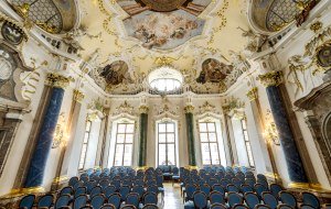 Füssener Festtage Alter Musik, Der barocke Kaisersaal im Kloster St. Mang ist einer der Veranstaltungsorte © Füssen Tourismus und Marketing_Andreas Hub