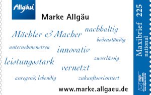 Briefmarke Marke Allgäu © Allgäu GmbH