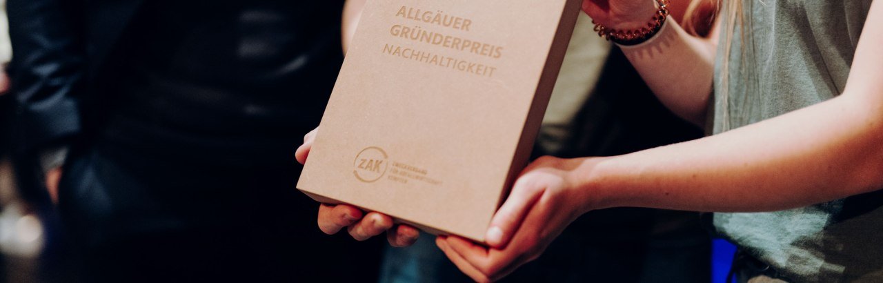 Allgäuer Gründerbühne, Sonderpreis Nachhaltigkeit © Allgäu GmbH, P. Isenhoff